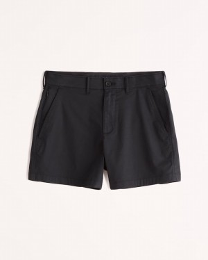 Black Abercrombie And Fitch 5 Inch Athletic Fit All-day Men Shorts | 70KHMTRLX