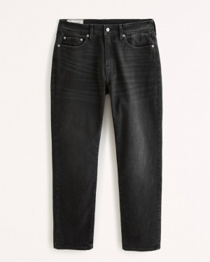 Black Abercrombie And Fitch Athletic Straight Men Jeans | 56ISELOYP