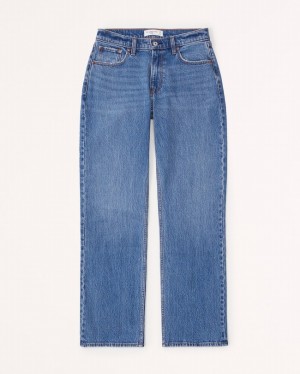 Blue Abercrombie And Fitch Curve Love Low Risegy Women Jeans | 39OCPZEBH