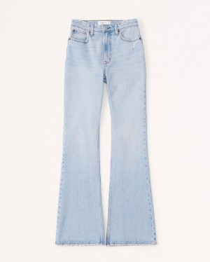 Blue Abercrombie And Fitch High Rise Vintage Flare Women Jeans | 70FRHJEUL