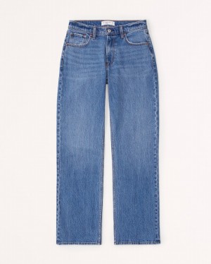 Blue Abercrombie And Fitch Low Risegy Women Jeans | 46AJWBTIO