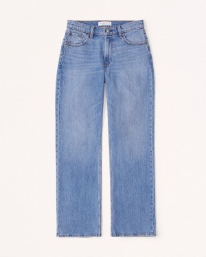 Blue Abercrombie And Fitch Low Risegy Women Jeans | 97VGBYUFX