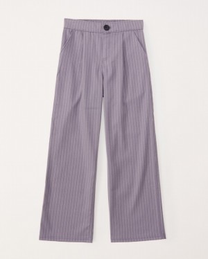 Grey Abercrombie And Fitch Trousers Girls Pants | 69XCZFMHI