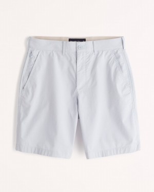 Light Blue Abercrombie And Fitch 9 Inch All-day Men Shorts | 01OQGKLNB