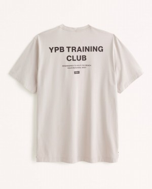 Light Brown Abercrombie And Fitch Ypb Active Cotton-blend Graphic Men Sets | 97WQTXDCS