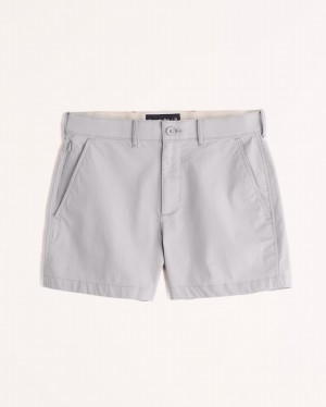 Light Grey Abercrombie And Fitch 5 Inch All-day Men Shorts | 91IJFRESU