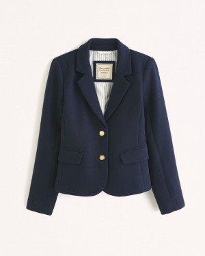 Navy Abercrombie And Fitch Vintage Slim Women Jackets | 41IREYTGA