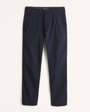 Navy / Blue Abercrombie And Fitch 90s Straight Modern Men Pants | 26FOSABGT