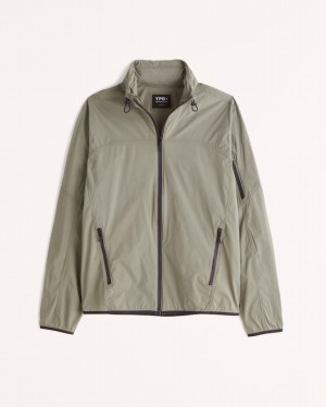 Olive Abercrombie And Fitch Ypb Lightweight Men Jackets | 20FIAUSCQ
