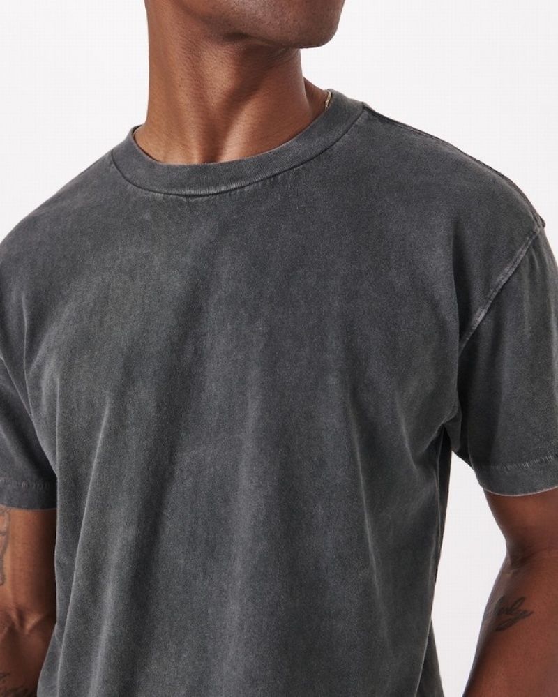 Grey / Multicolor Abercrombie And Fitch 3-pack Essential Men T-shirts | 26AQHVPCZ