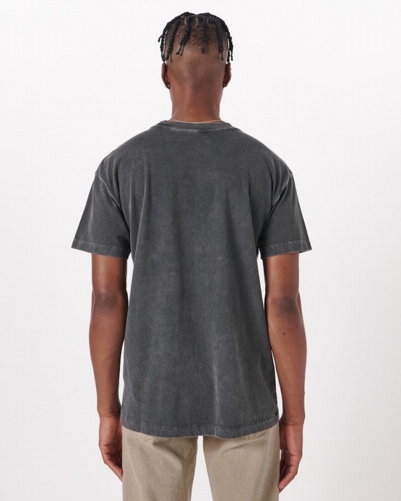 Grey / Multicolor Abercrombie And Fitch 3-pack Essential Men T-shirts | 26AQHVPCZ