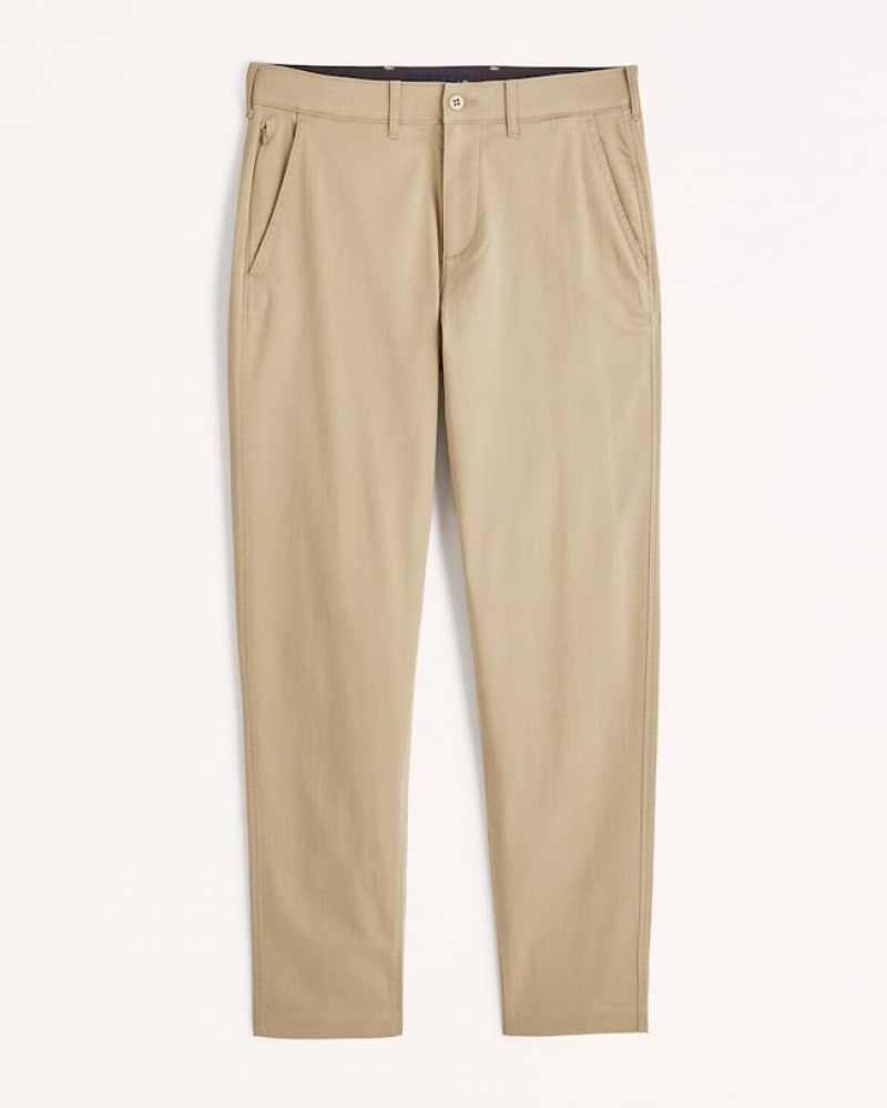 Khaki Abercrombie And Fitch 90s Slim Modern Men Pants | 93TPIHQRF