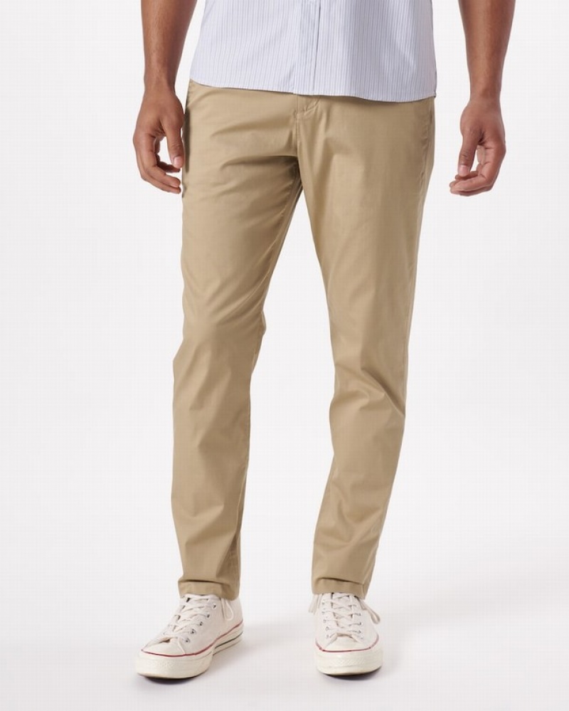 Khaki Abercrombie And Fitch All-day Athletic Skinny Men Pants | 26KXWBYTR